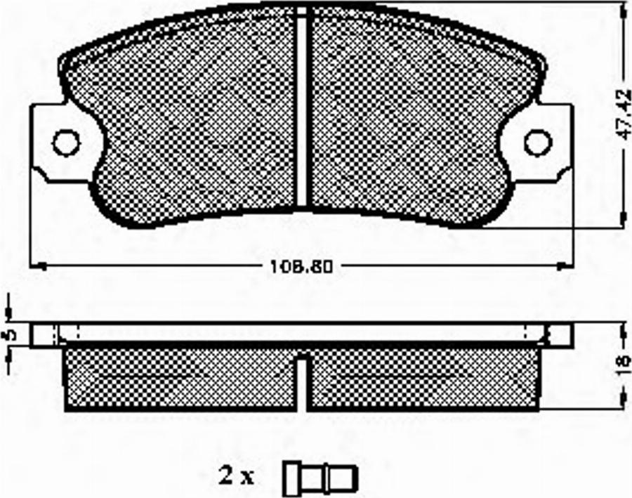 Spidan 30208 - Kit de plaquettes de frein, frein à disque cwaw.fr