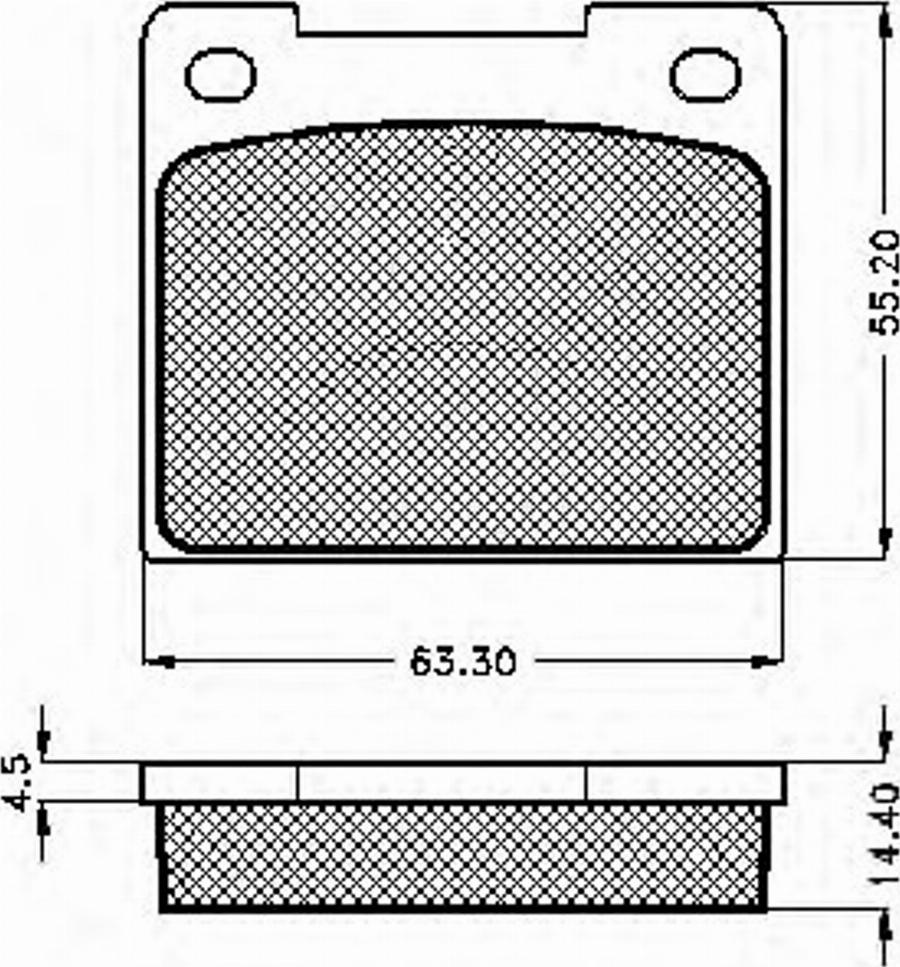 Spidan 30221 - Kit de plaquettes de frein, frein à disque cwaw.fr