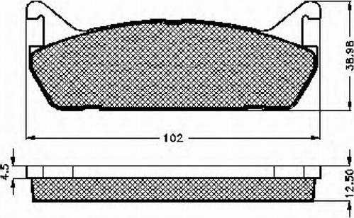 Spidan 31908 - Kit de plaquettes de frein, frein à disque cwaw.fr