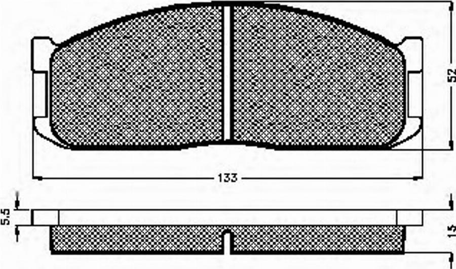 Spidan 31459 - Kit de plaquettes de frein, frein à disque cwaw.fr