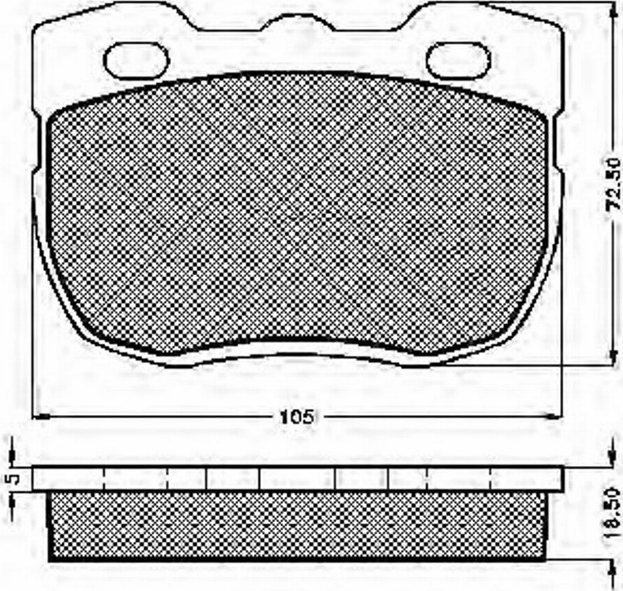 Spidan 31451 - Kit de plaquettes de frein, frein à disque cwaw.fr