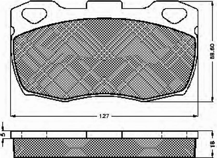 Spidan 31452 - Kit de plaquettes de frein, frein à disque cwaw.fr