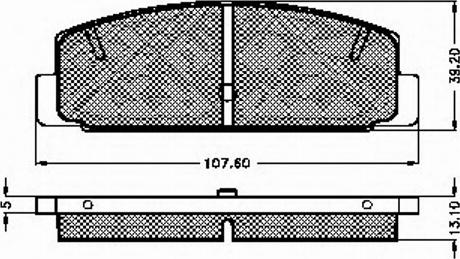 Spidan 31092 - Kit de plaquettes de frein, frein à disque cwaw.fr