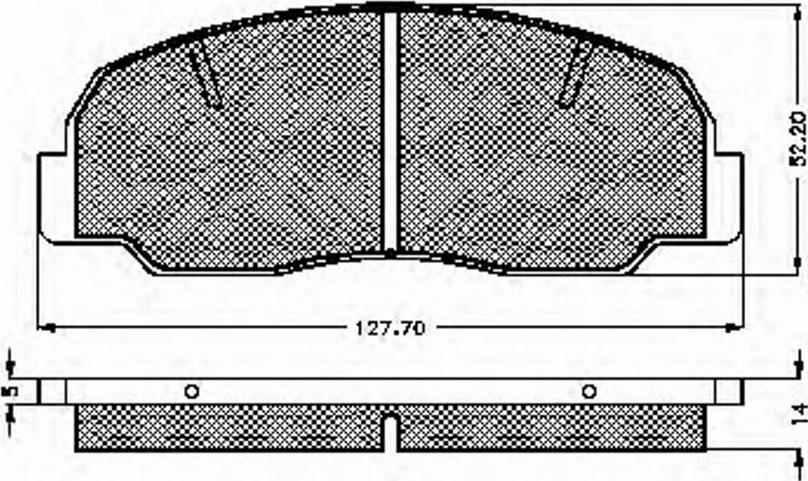 Spidan 31041 - Kit de plaquettes de frein, frein à disque cwaw.fr