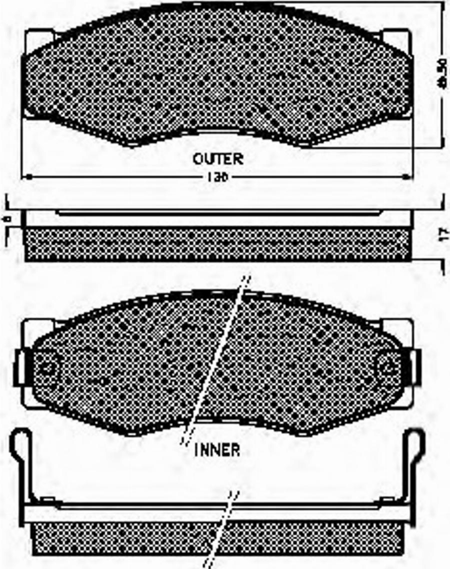 Spidan 31048 - Kit de plaquettes de frein, frein à disque cwaw.fr