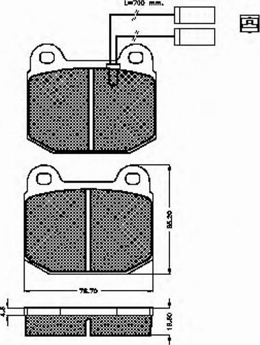 Spidan 31016 - Kit de plaquettes de frein, frein à disque cwaw.fr