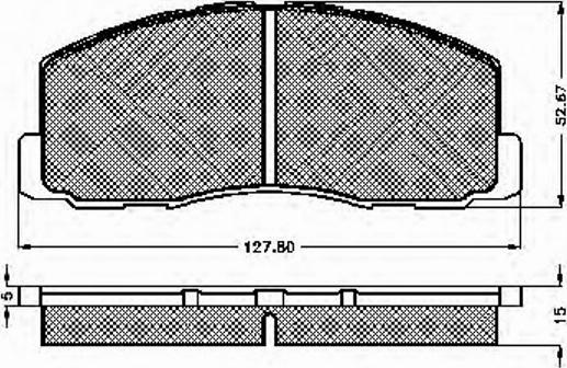 Spidan 31011 - Kit de plaquettes de frein, frein à disque cwaw.fr