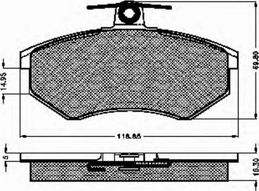 Spidan 31029 - Kit de plaquettes de frein, frein à disque cwaw.fr