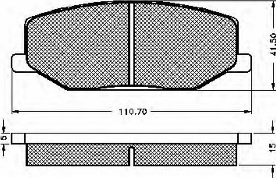 Spidan 31020 - Kit de plaquettes de frein, frein à disque cwaw.fr