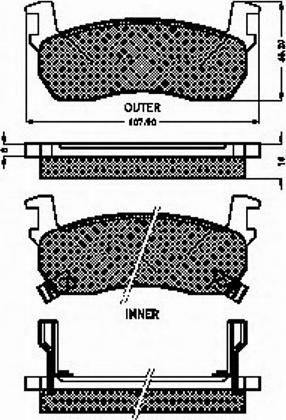 Spidan 31077 - Kit de plaquettes de frein, frein à disque cwaw.fr