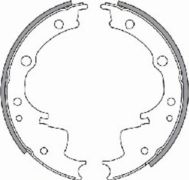 Spidan 31141 - Jeu de mâchoires de frein cwaw.fr