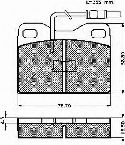 Spidan 31156 - Kit de plaquettes de frein, frein à disque cwaw.fr