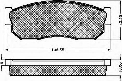 Spidan 31162 - Kit de plaquettes de frein, frein à disque cwaw.fr