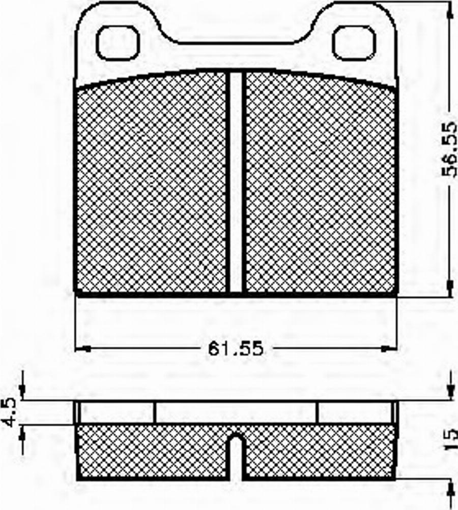 Spidan 31110 - Kit de plaquettes de frein, frein à disque cwaw.fr