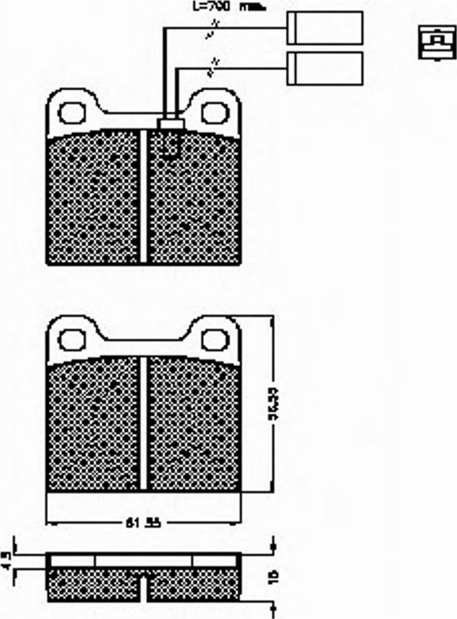 Spidan 31118 - Kit de plaquettes de frein, frein à disque cwaw.fr