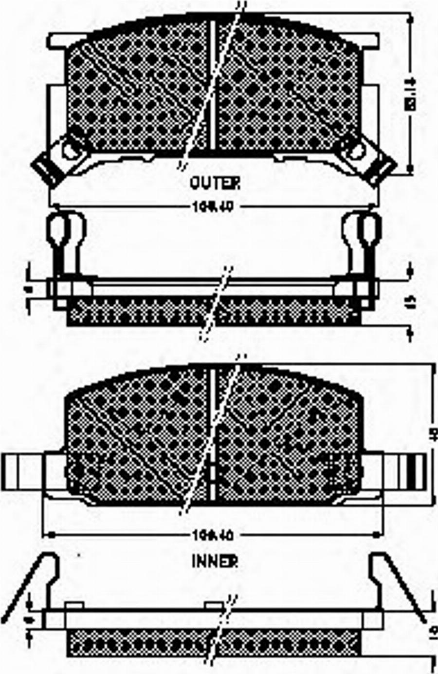 Spidan 31180 - Kit de plaquettes de frein, frein à disque cwaw.fr