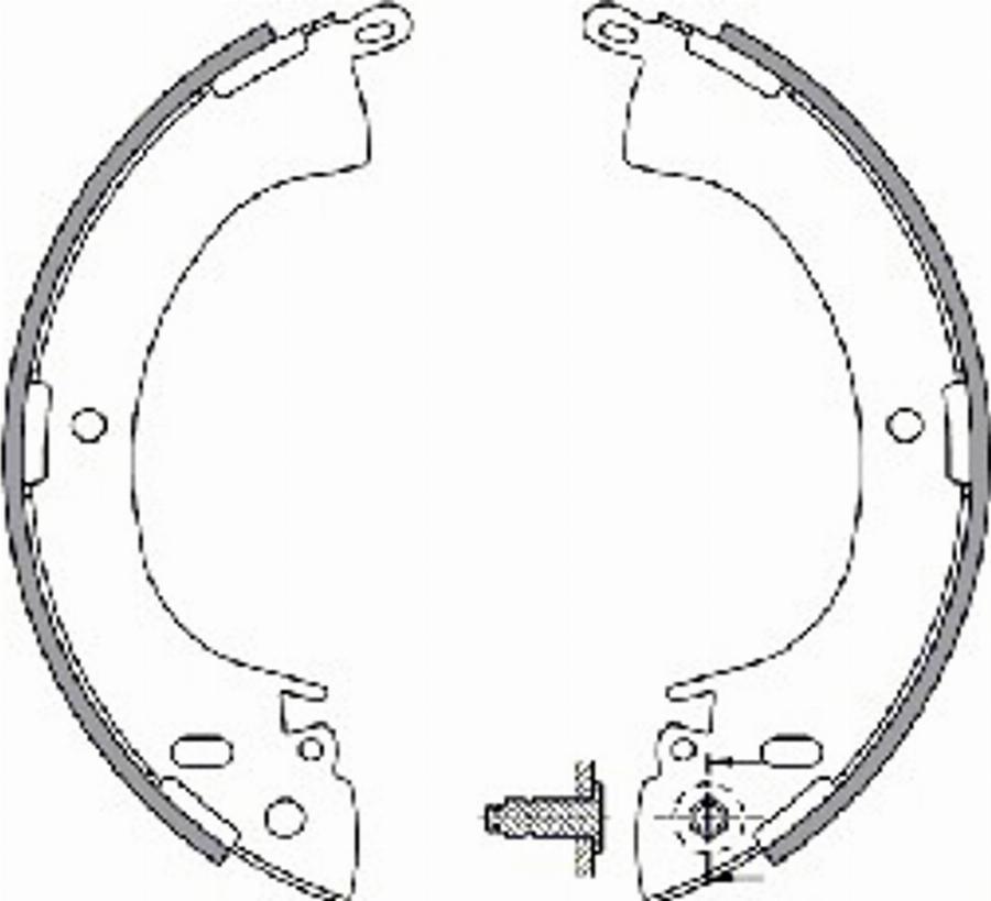 Spidan 31138 - Jeu de mâchoires de frein cwaw.fr