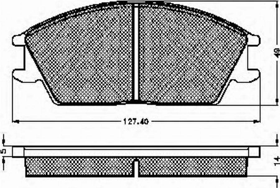 Spidan 31126 - Kit de plaquettes de frein, frein à disque cwaw.fr