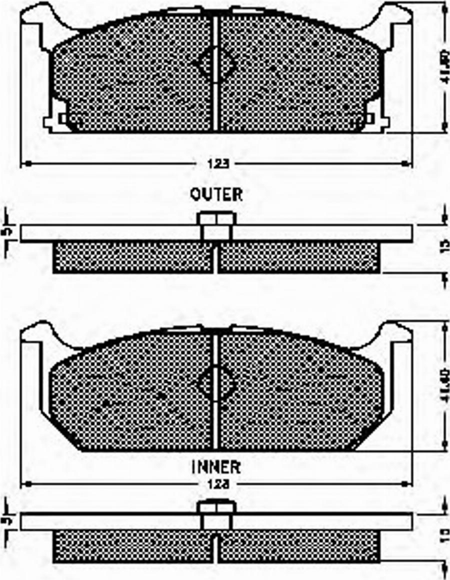 Spidan 31179 - Kit de plaquettes de frein, frein à disque cwaw.fr