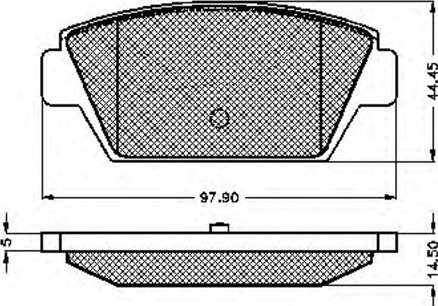 Spidan 31174 - Kit de plaquettes de frein, frein à disque cwaw.fr