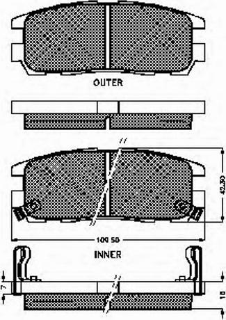 Spidan 31869 - Kit de plaquettes de frein, frein à disque cwaw.fr