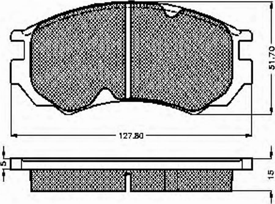 Spidan 31889 - Kit de plaquettes de frein, frein à disque cwaw.fr