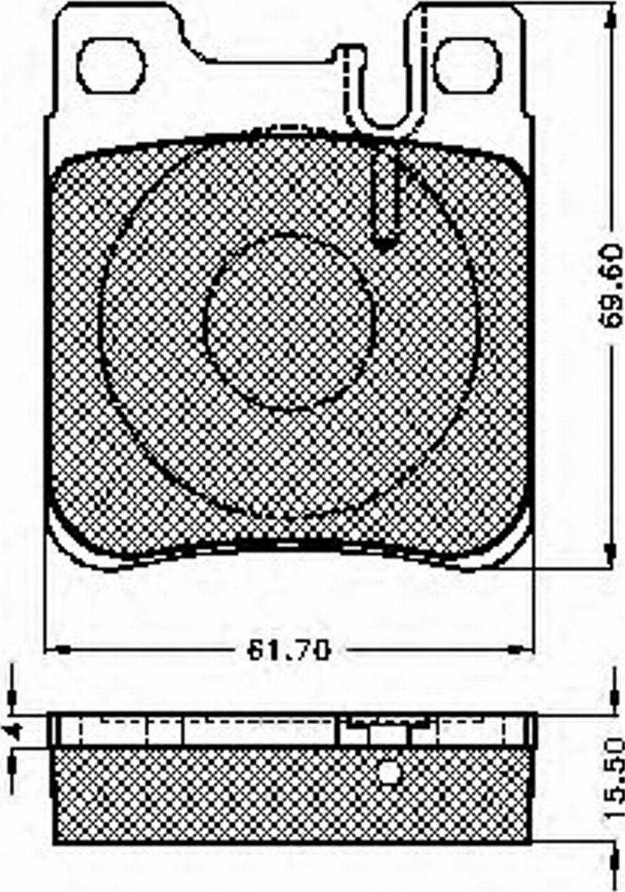 Spidan 31830 - Kit de plaquettes de frein, frein à disque cwaw.fr