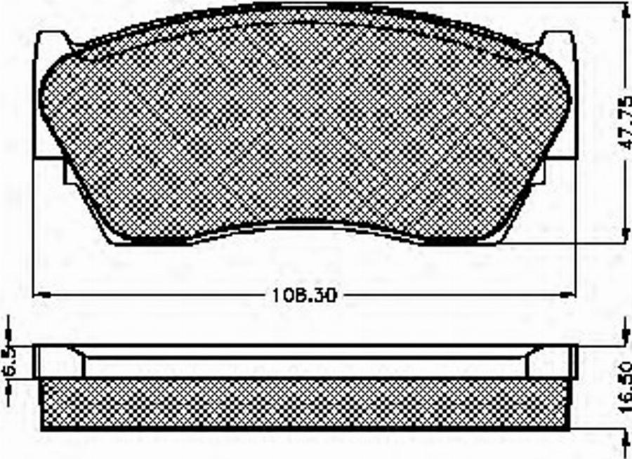 Spidan 31821 - Kit de plaquettes de frein, frein à disque cwaw.fr