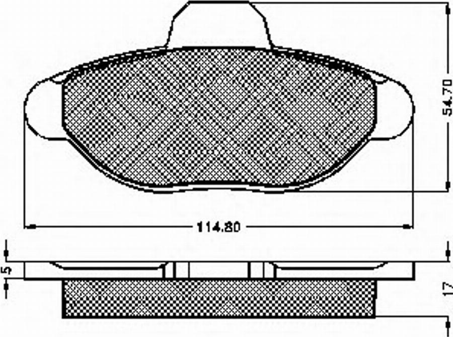 Spidan 31875 - Kit de plaquettes de frein, frein à disque cwaw.fr