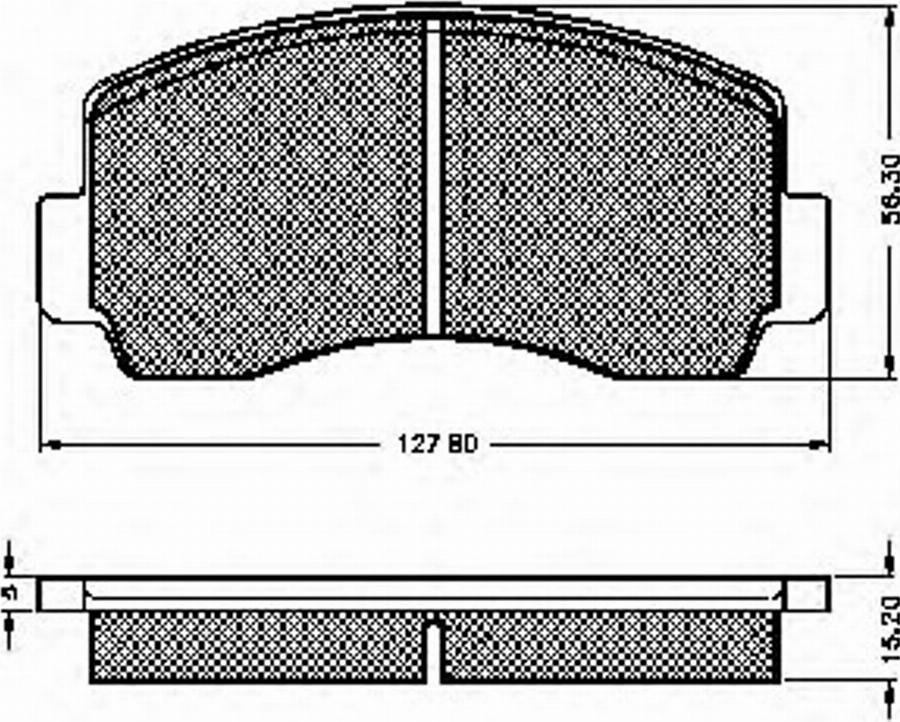 Spidan 31346 - Kit de plaquettes de frein, frein à disque cwaw.fr