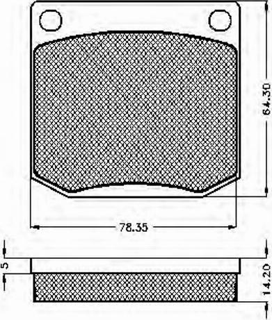 Spidan 31347 - Kit de plaquettes de frein, frein à disque cwaw.fr