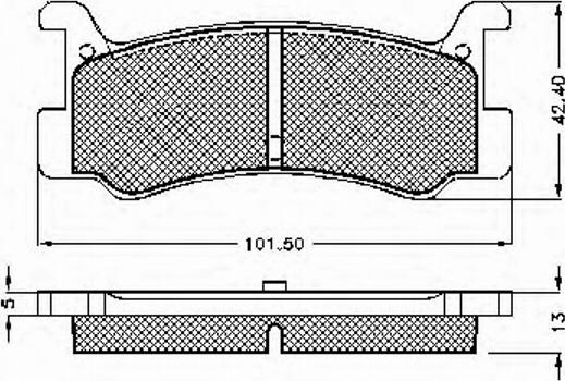 Spidan 31291 - Kit de plaquettes de frein, frein à disque cwaw.fr