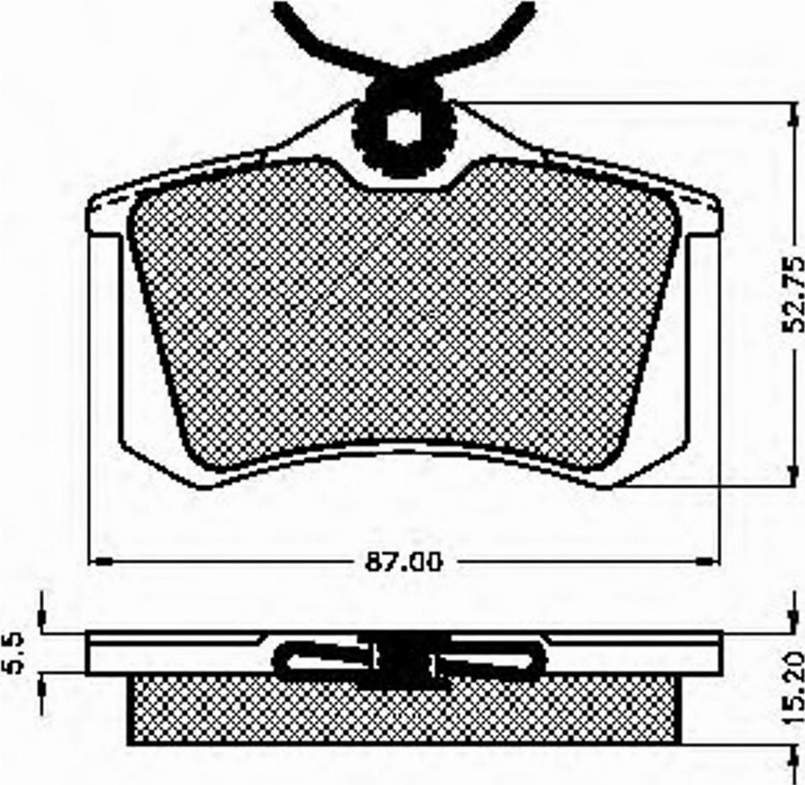 Spidan 31298 - Kit de plaquettes de frein, frein à disque cwaw.fr