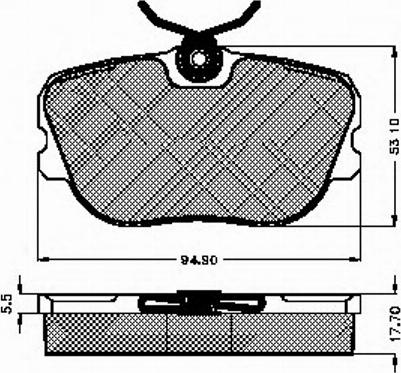 Spidan 31293 - Kit de plaquettes de frein, frein à disque cwaw.fr