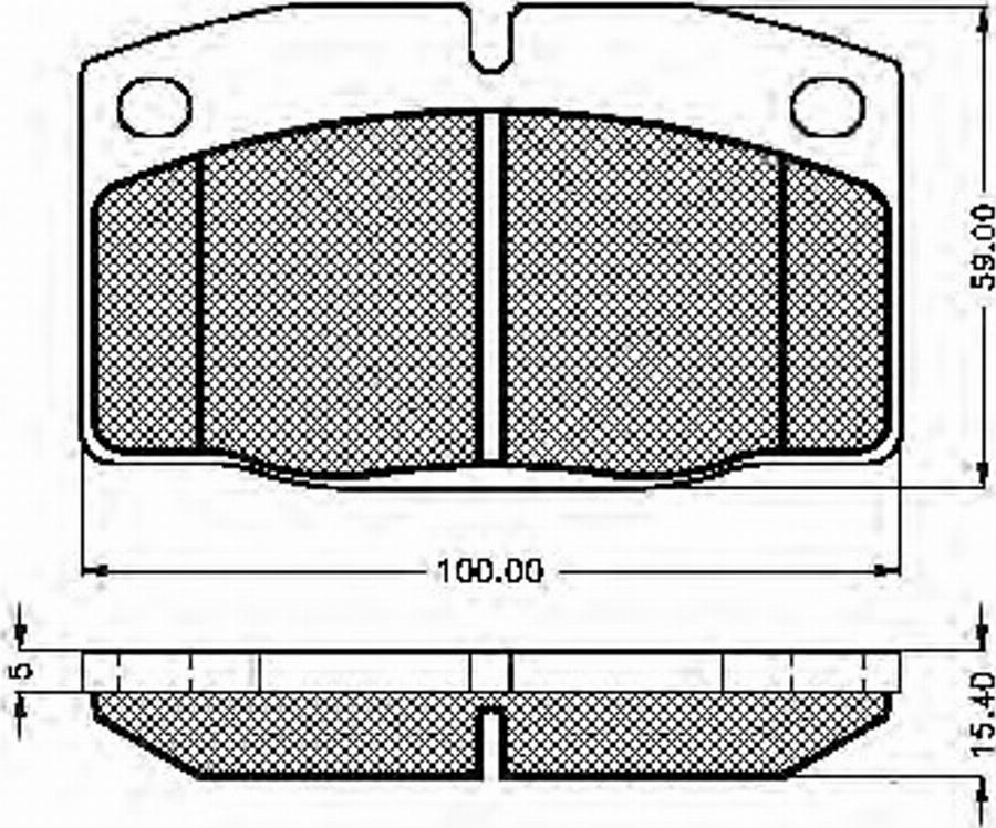 Spidan 31249 - Kit de plaquettes de frein, frein à disque cwaw.fr