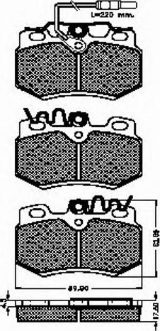 Spidan 31265 - Kit de plaquettes de frein, frein à disque cwaw.fr