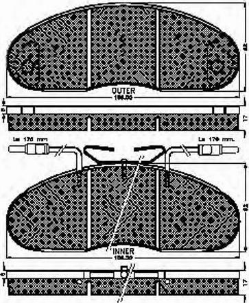 Spidan 31262 - Kit de plaquettes de frein, frein à disque cwaw.fr