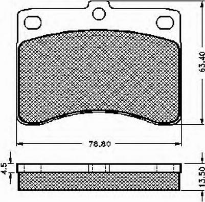 Spidan 31280 - Kit de plaquettes de frein, frein à disque cwaw.fr