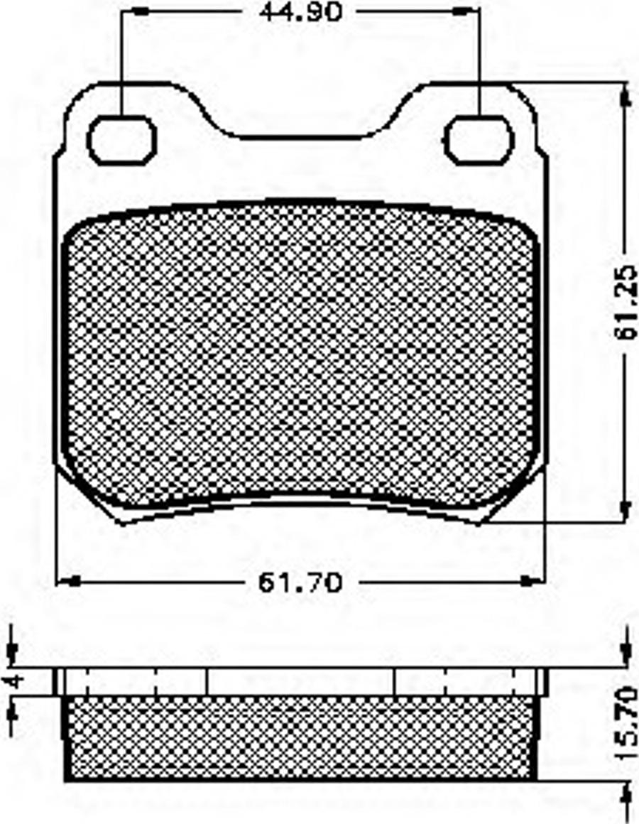 Spidan 31270 - Kit de plaquettes de frein, frein à disque cwaw.fr