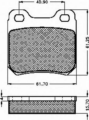 Spidan 31271 - Kit de plaquettes de frein, frein à disque cwaw.fr