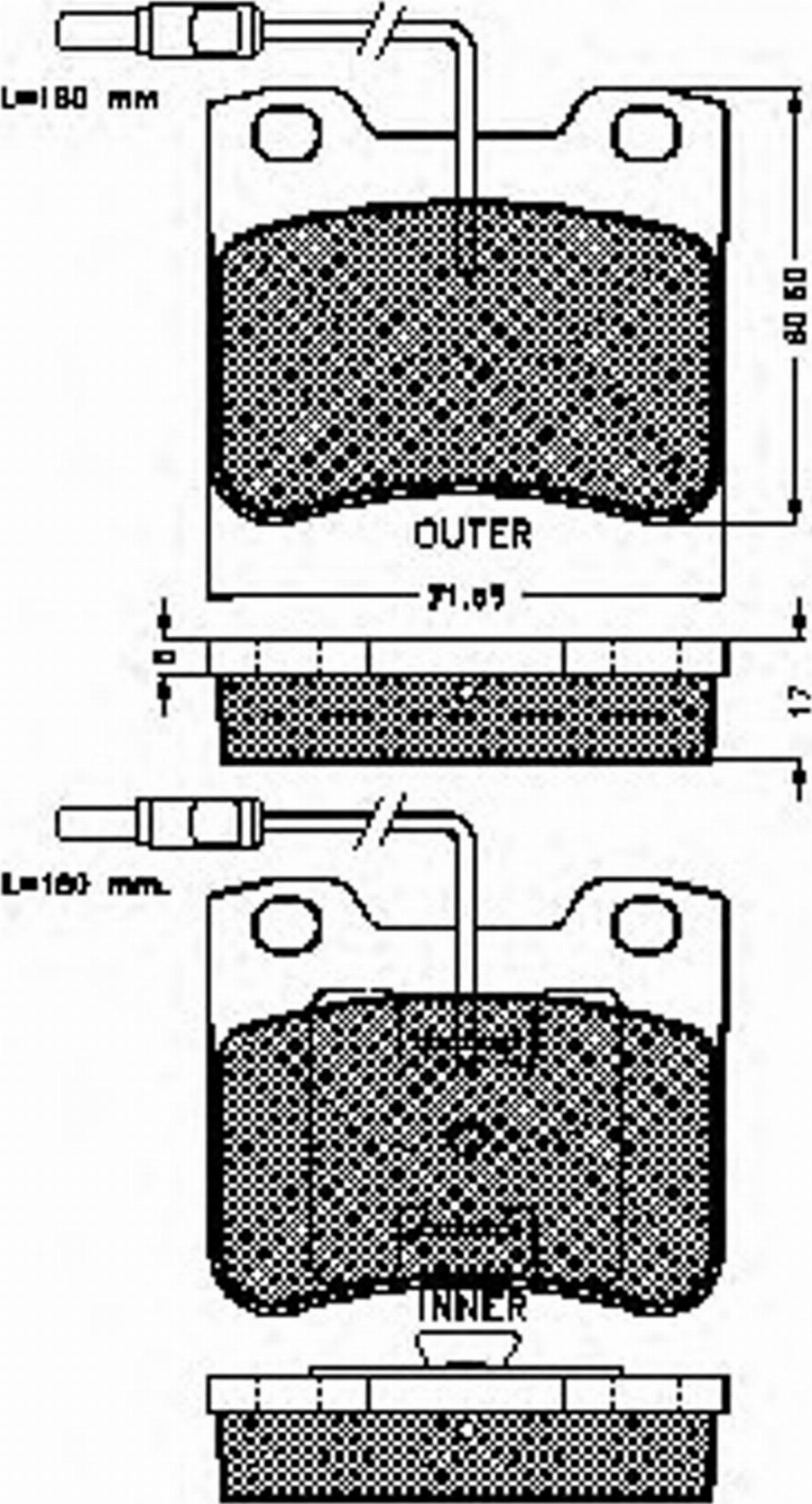 Spidan 31273 - Kit de plaquettes de frein, frein à disque cwaw.fr