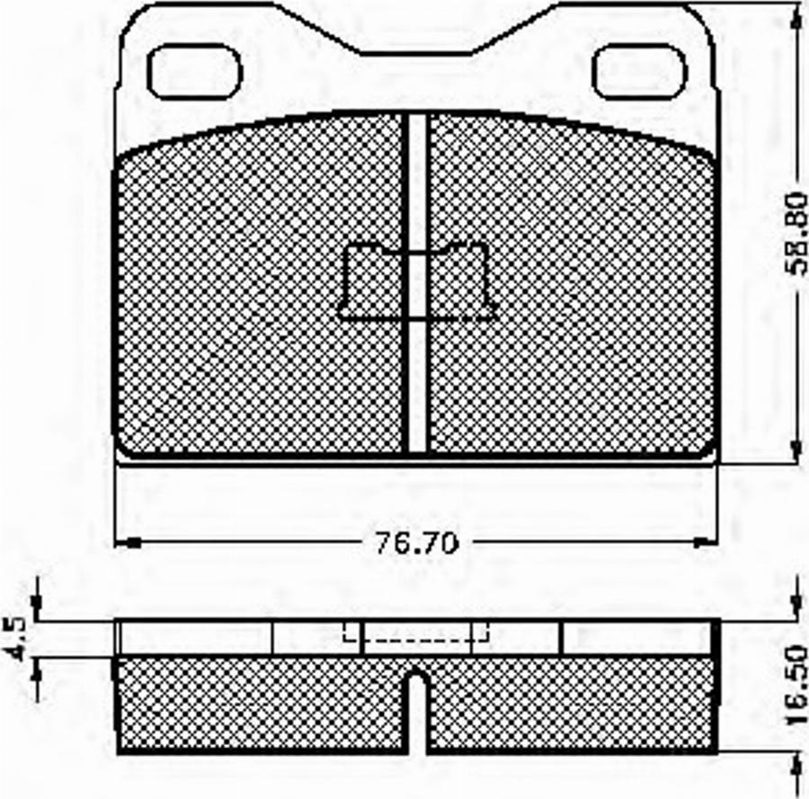 Spidan 31745 - Kit de plaquettes de frein, frein à disque cwaw.fr