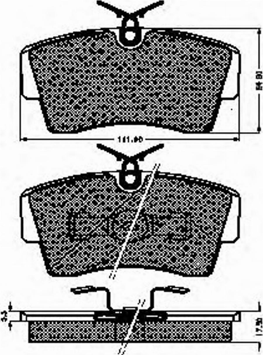 Spidan 31704 - Kit de plaquettes de frein, frein à disque cwaw.fr