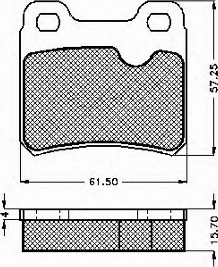 Spidan 31707 - Kit de plaquettes de frein, frein à disque cwaw.fr