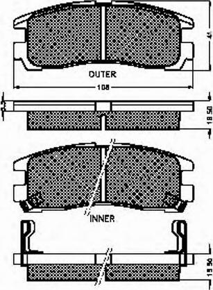 Spidan 31712 - Kit de plaquettes de frein, frein à disque cwaw.fr