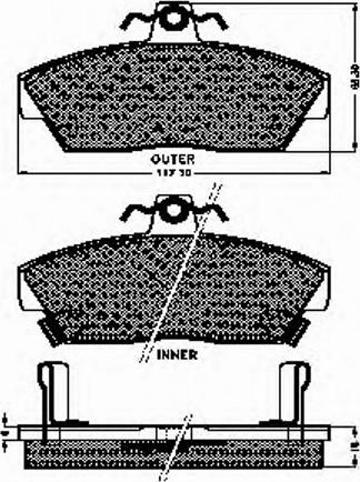 Spidan 31789 - Kit de plaquettes de frein, frein à disque cwaw.fr