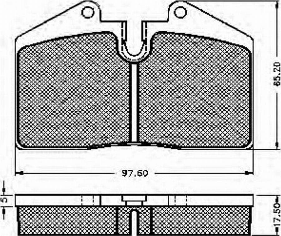 Spidan 31786 - Kit de plaquettes de frein, frein à disque cwaw.fr