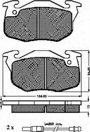 Spidan 31787 - Kit de plaquettes de frein, frein à disque cwaw.fr