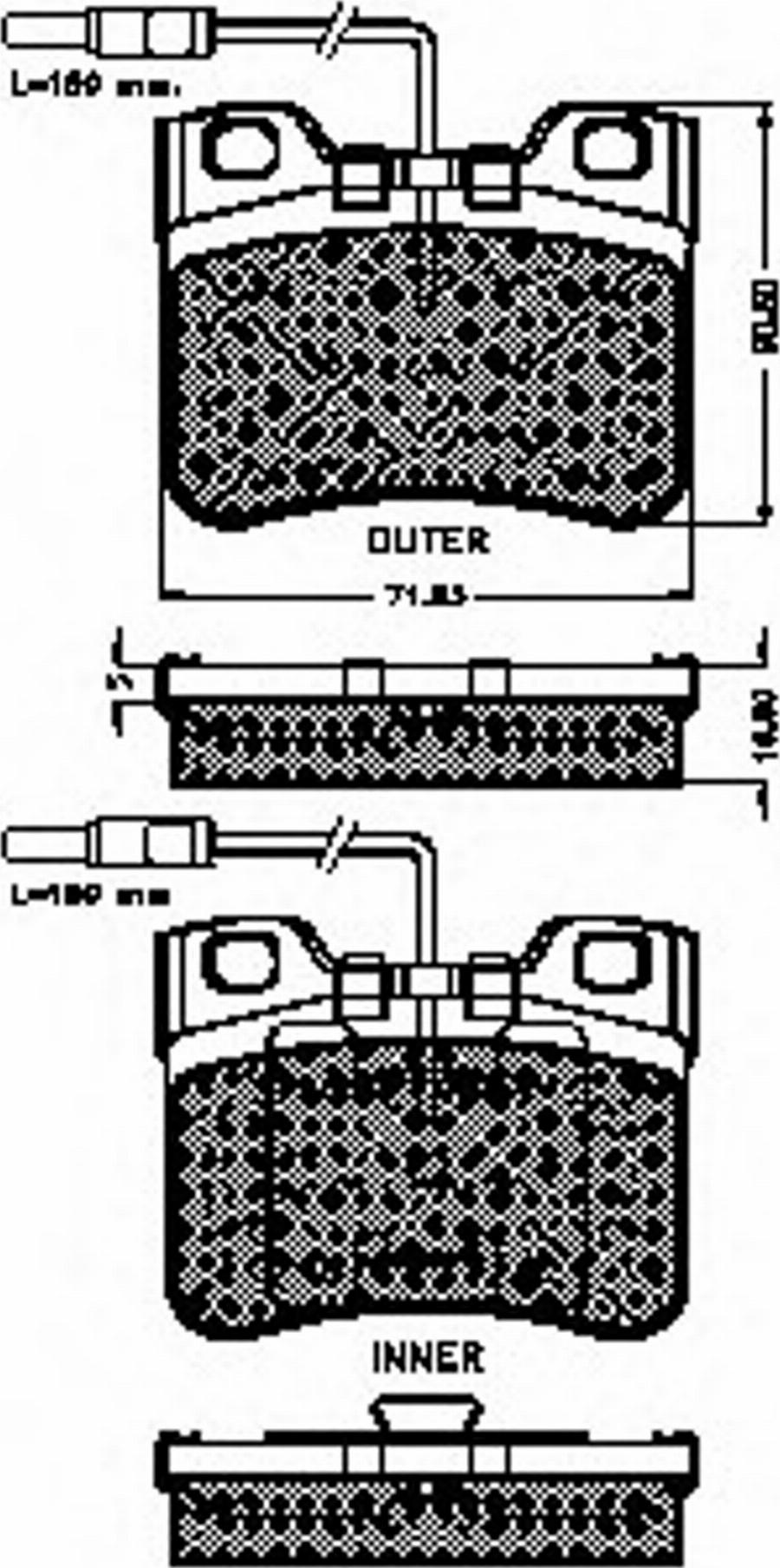 Spidan 31730 - Kit de plaquettes de frein, frein à disque cwaw.fr