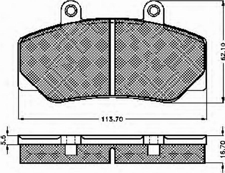 Spidan 31720 - Kit de plaquettes de frein, frein à disque cwaw.fr